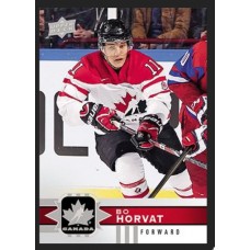 15 Bo Horvat Base Set 2017-18 Canadian Tire Upper Deck Team Canada